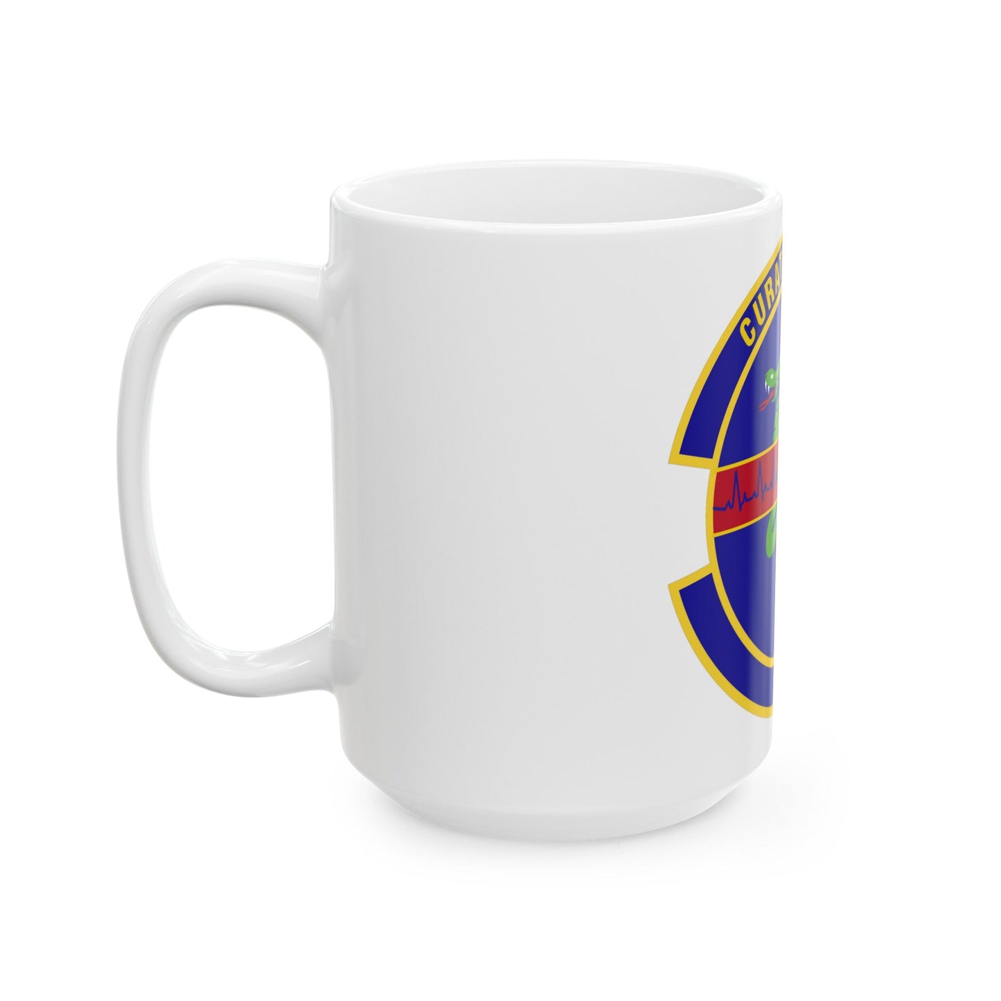 412 Healthcare Operations Squadron AFMC (U.S. Air Force) White Coffee Mug-The Sticker Space