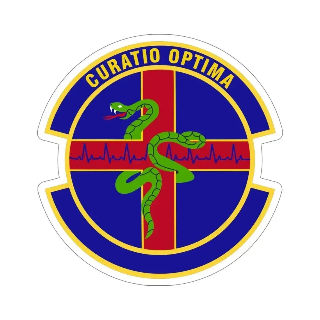 412 Healthcare Operations Squadron AFMC (U.S. Air Force) STICKER Vinyl Die-Cut Decal 5 Inch - The Sticker Space