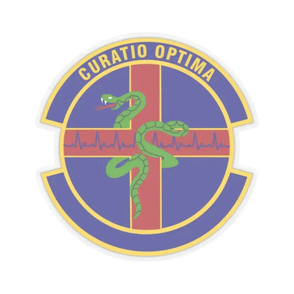 412 Healthcare Operations Squadron AFMC (U.S. Air Force) STICKER Vinyl Kiss-Cut Decal 4 Inch Transparent - The Sticker Space