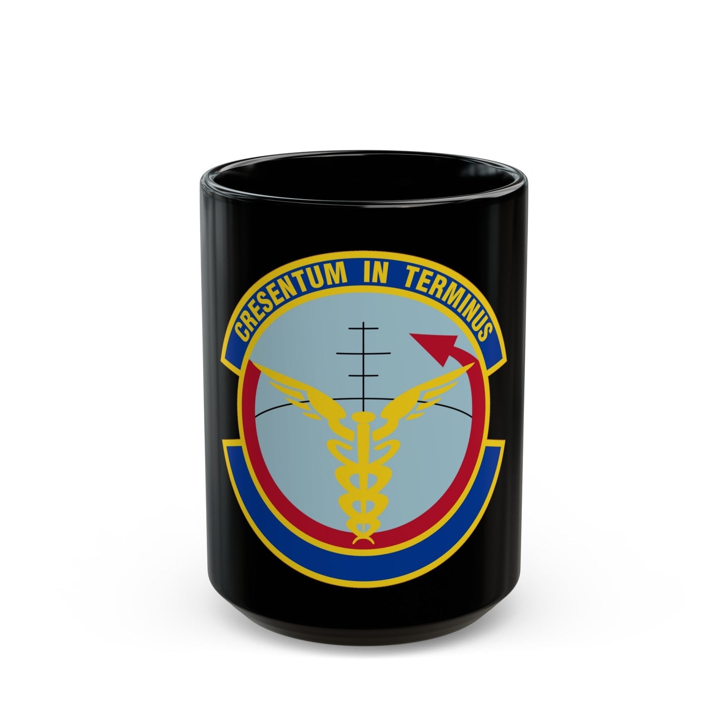 412 Operational Medical Readiness Squadron AFMC (U.S. Air Force) Black Coffee Mug-15oz-The Sticker Space