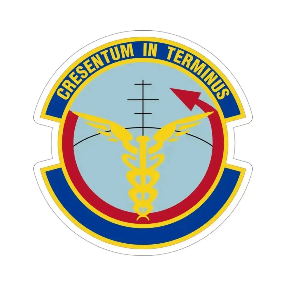 412 Operational Medical Readiness Squadron AFMC (U.S. Air Force) STICKER Vinyl Die-Cut Decal 3 Inch - The Sticker Space