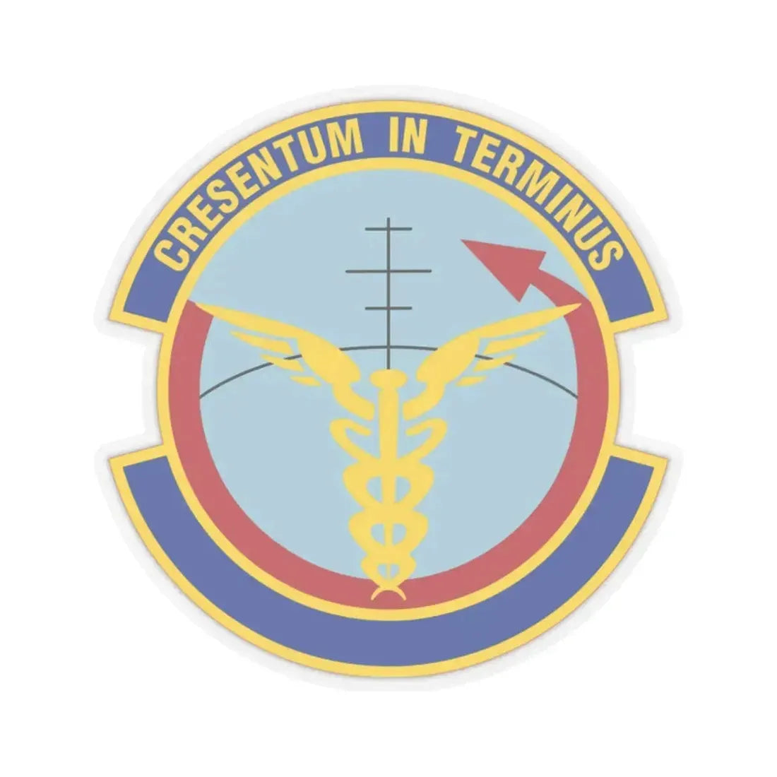 412 Operational Medical Readiness Squadron AFMC (U.S. Air Force) STICKER Vinyl Kiss-Cut Decal 2 Inch Transparent - The Sticker Space