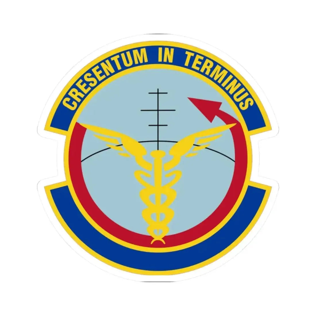 412 Operational Medical Readiness Squadron AFMC (U.S. Air Force) STICKER Vinyl Kiss-Cut Decal 2 Inch White - The Sticker Space