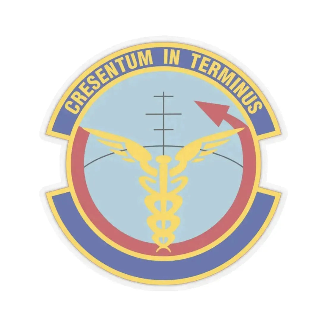 412 Operational Medical Readiness Squadron AFMC (U.S. Air Force) STICKER Vinyl Kiss-Cut Decal 6 Inch Transparent - The Sticker Space