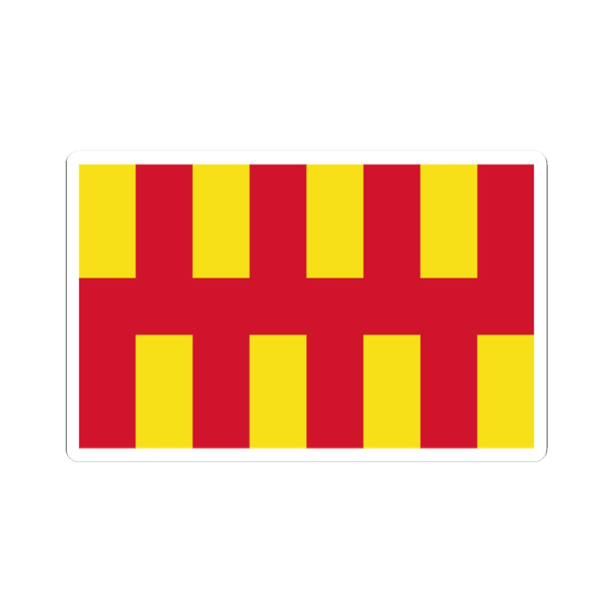 Flag of Northumberland (England) STICKER Vinyl Kiss-Cut Decal