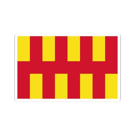 Flag of Northumberland (England) STICKER Vinyl Kiss-Cut Decal