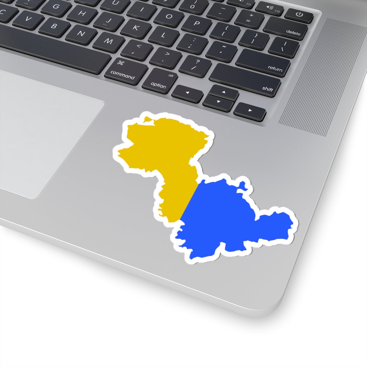 Flag map of the Province of Terni (Italy) STICKER Vinyl Kiss-Cut Decal