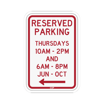 PBOT Road sign P4113L (Oregon) (Road Sign) STICKER Vinyl Kiss-Cut Decal