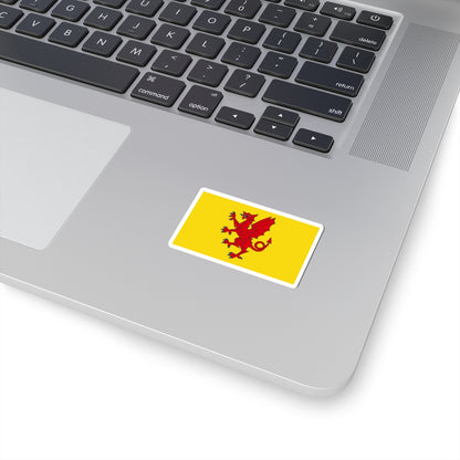 Flag of Somerset (England) STICKER Vinyl Kiss-Cut Decal