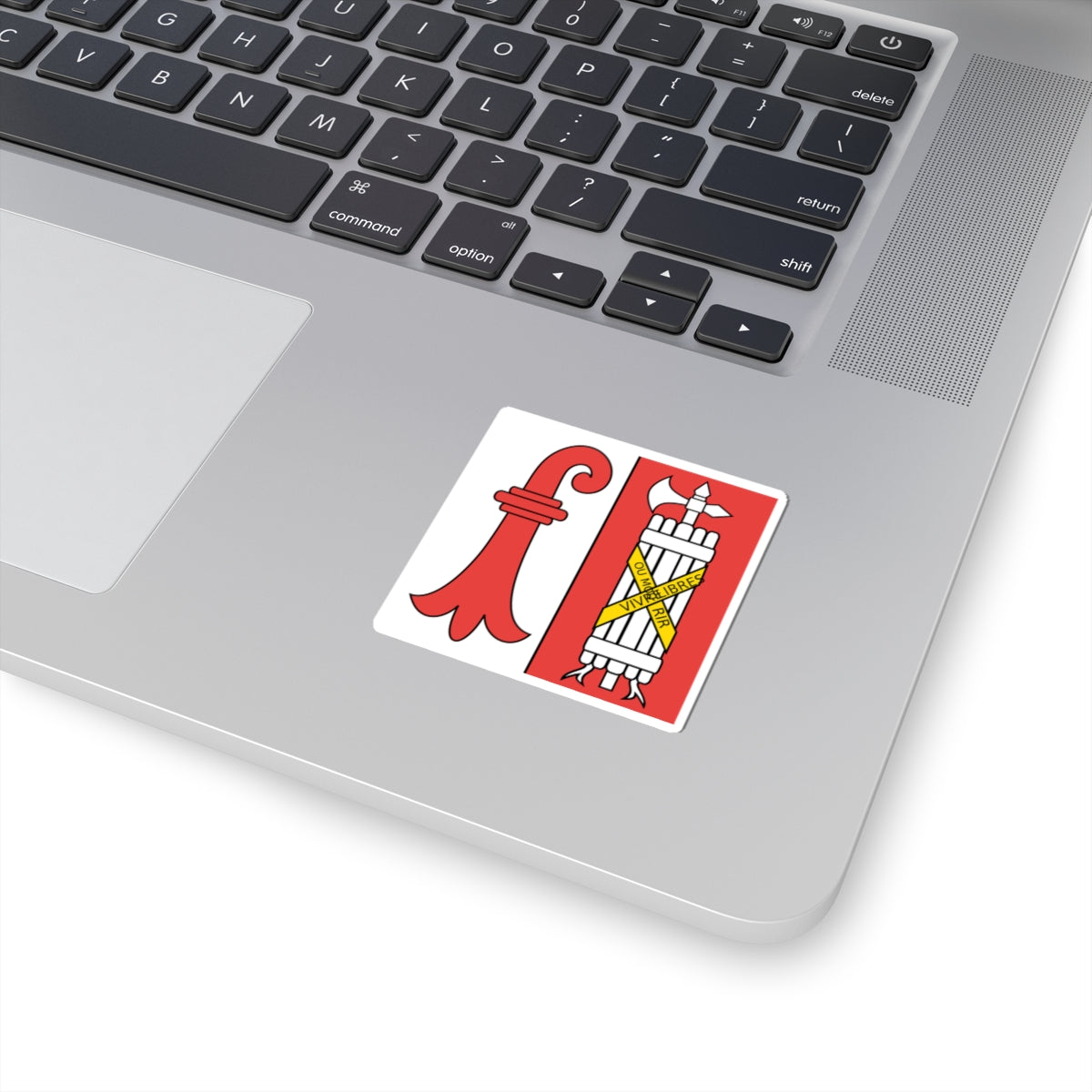 Ebauche Drapeau JU 1913 (Switzerland) STICKER Vinyl Kiss-Cut Decal