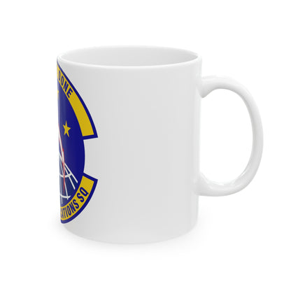 412th Communications Squadron (U.S. Air Force) White Coffee Mug-The Sticker Space