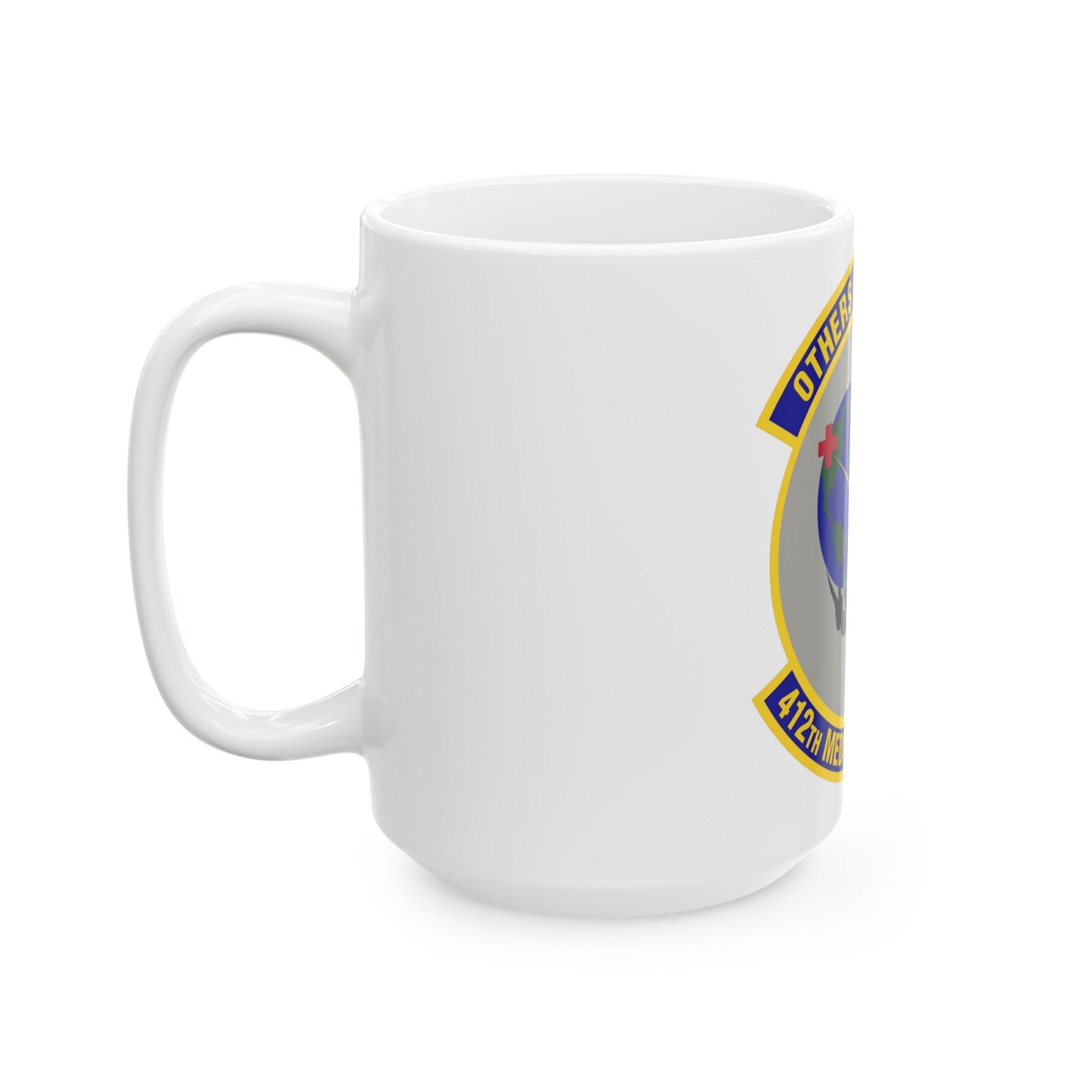 412th Medical Support Squadron (U.S. Air Force) White Coffee Mug-The Sticker Space