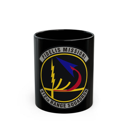 412th Range Squadron (U.S. Air Force) Black Coffee Mug-11oz-The Sticker Space