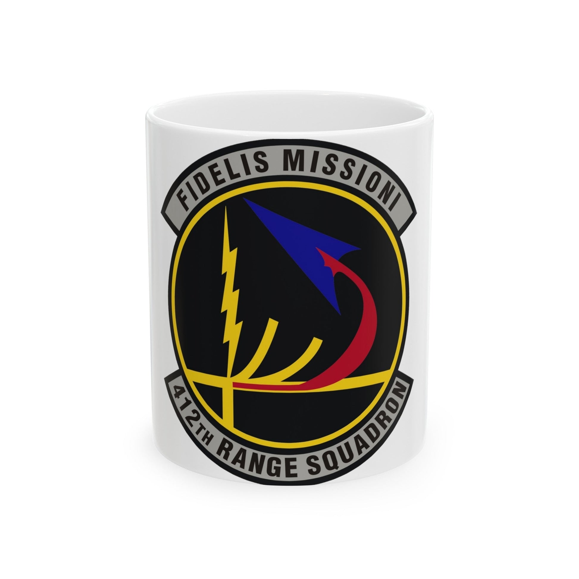 412th Range Squadron (U.S. Air Force) White Coffee Mug-11oz-The Sticker Space