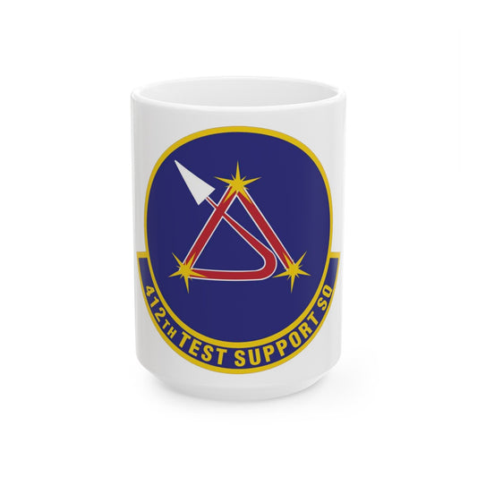 412th Test Support Squadron (U.S. Air Force) White Coffee Mug-15oz-The Sticker Space