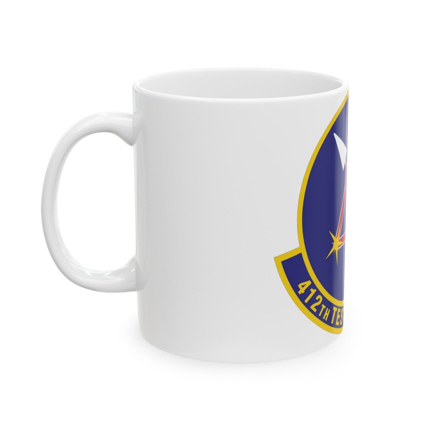 412th Test Support Squadron (U.S. Air Force) White Coffee Mug-The Sticker Space