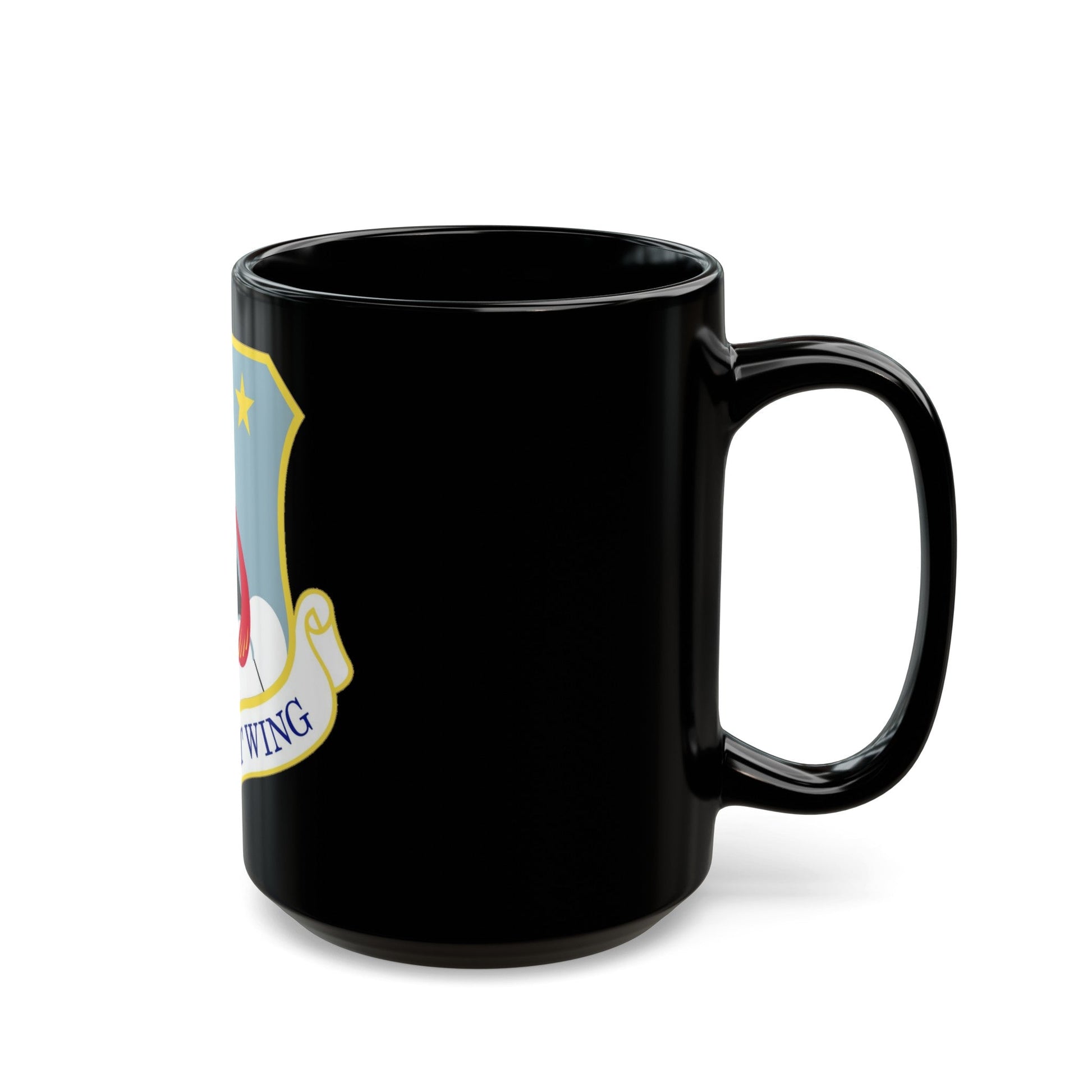 412th Test Wing (U.S. Air Force) Black Coffee Mug-The Sticker Space