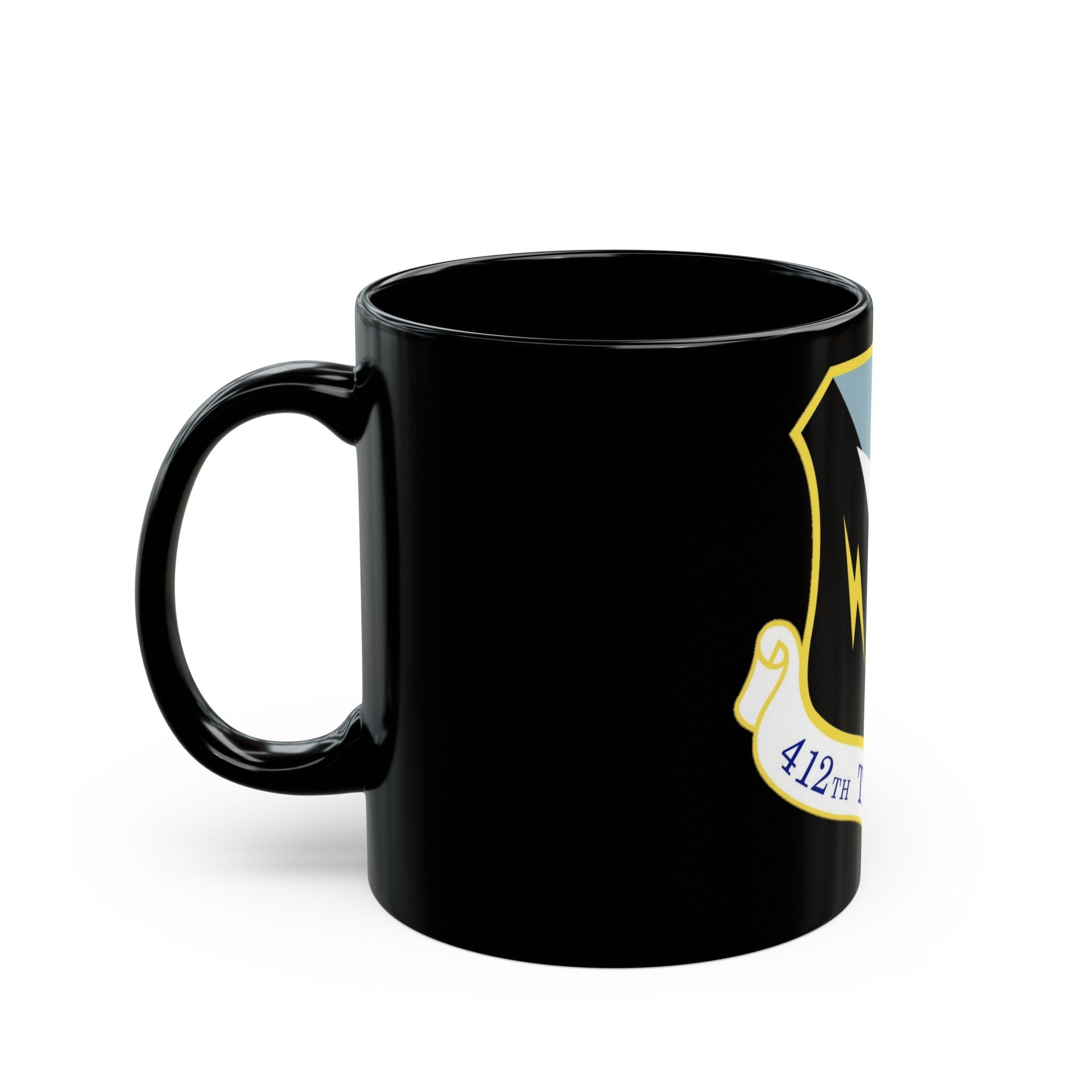 412th Test Wing (U.S. Air Force) Black Coffee Mug-The Sticker Space