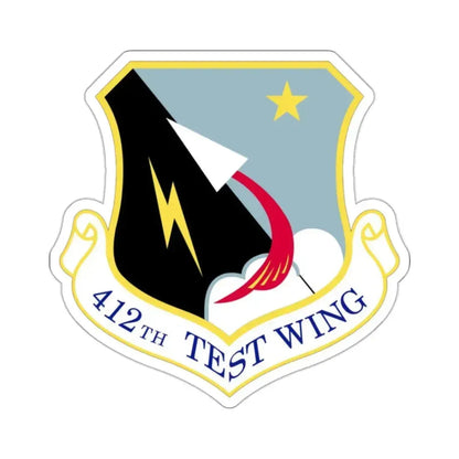 412th Test Wing (U.S. Air Force) STICKER Vinyl Kiss-Cut Decal 2 Inch White - The Sticker Space