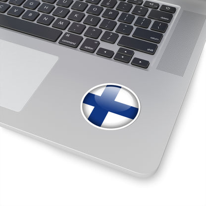 Flag orb Finland (Finland) STICKER Vinyl Kiss-Cut Decal