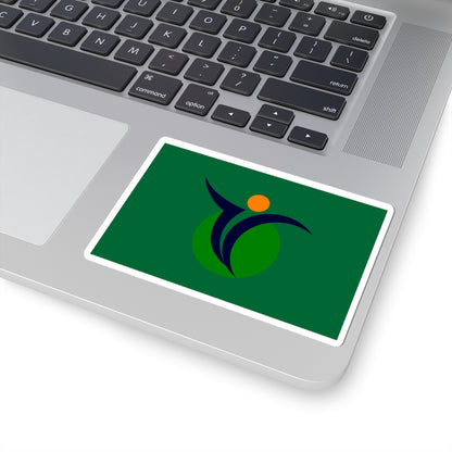 Flag of Shichinohe Aomori (Japan) STICKER Vinyl Kiss-Cut Decal