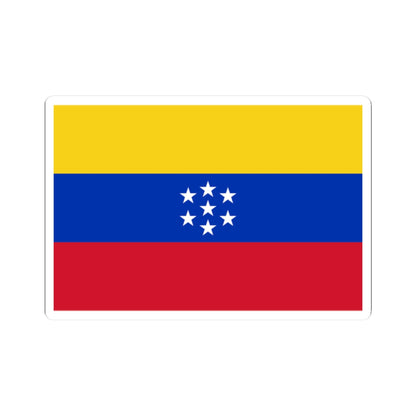 Flag of Venezuela 1863-1905 (Venezuela) STICKER Vinyl Kiss-Cut Decal