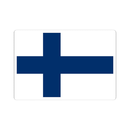 Flag of Finland 3-2 (Finland) STICKER Vinyl Kiss-Cut Decal