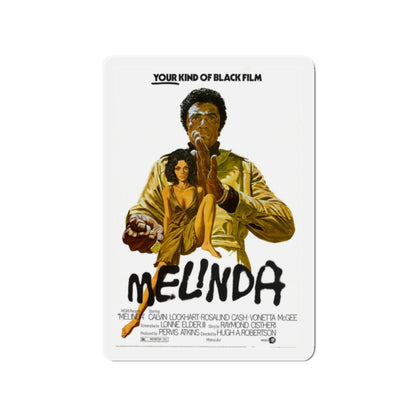 MELINDA 1972 Movie Poster - Refrigerator Magnet-2" x 2"-Die-Cut-1 pc-The Sticker Space