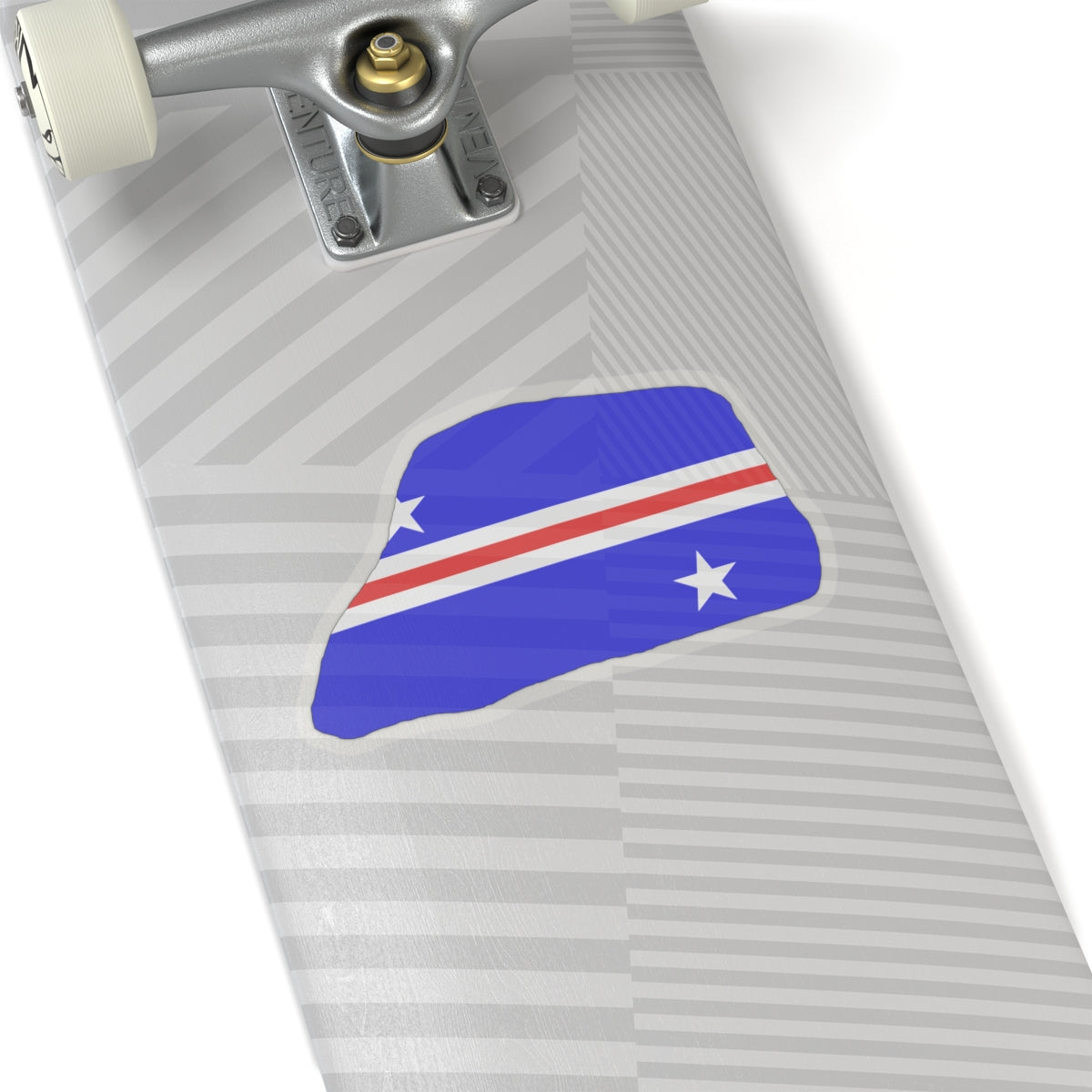 Jarvis Island flag map local (United States) STICKER Vinyl Kiss-Cut Decal