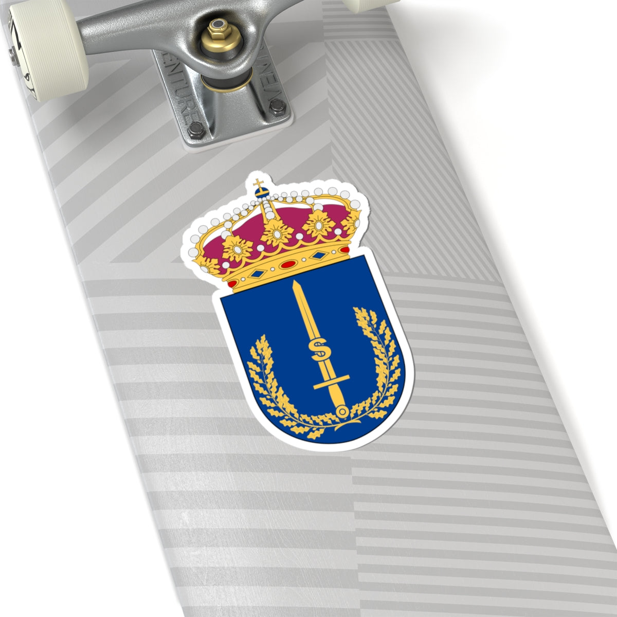Södra militärområdesstab vapen (Sweden) (Coat of Arms) STICKER Vinyl Kiss-Cut Decal