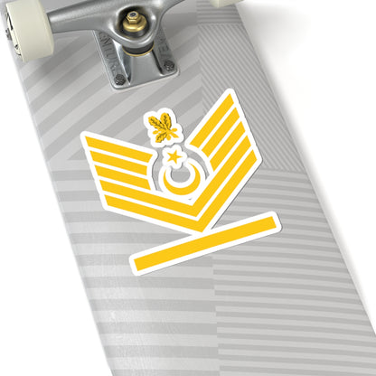 Navy TUR OR 08 (Turkey) (Military Rank) STICKER Vinyl Kiss-Cut Decal