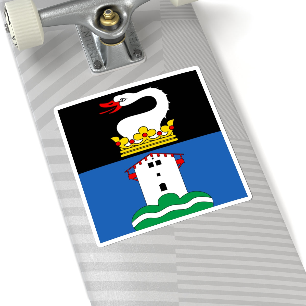 CHE Schwende-Rute Flag (Switzerland) STICKER Vinyl Kiss-Cut Decal