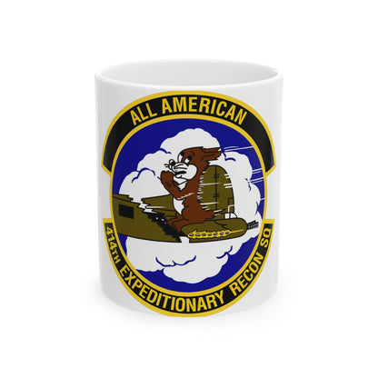 414th Expeditionary Reconnaissance Squadron (U.S. Air Force) White Coffee Mug-11oz-The Sticker Space