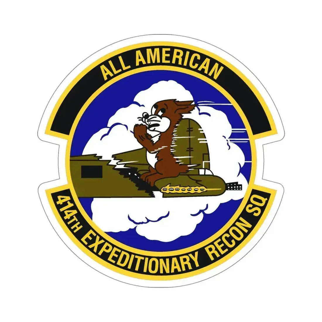 414th Expeditionary Reconnaissance Squadron (U.S. Air Force) STICKER Vinyl Die-Cut Decal 5 Inch - The Sticker Space