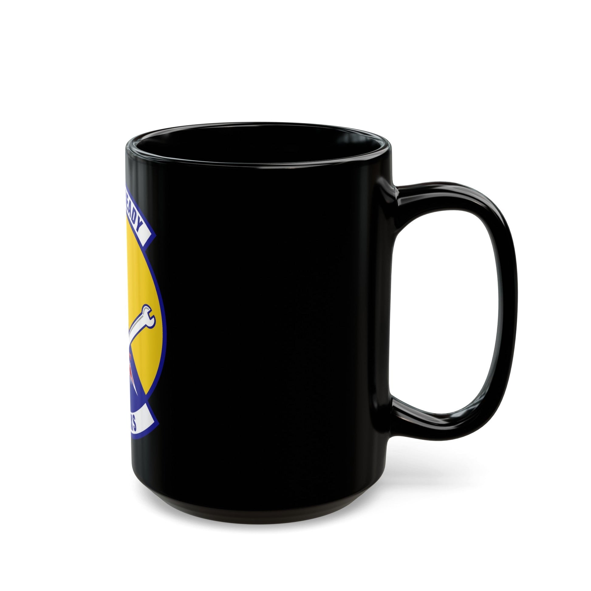 414th Maintenance Squadron (U.S. Air Force) Black Coffee Mug-The Sticker Space