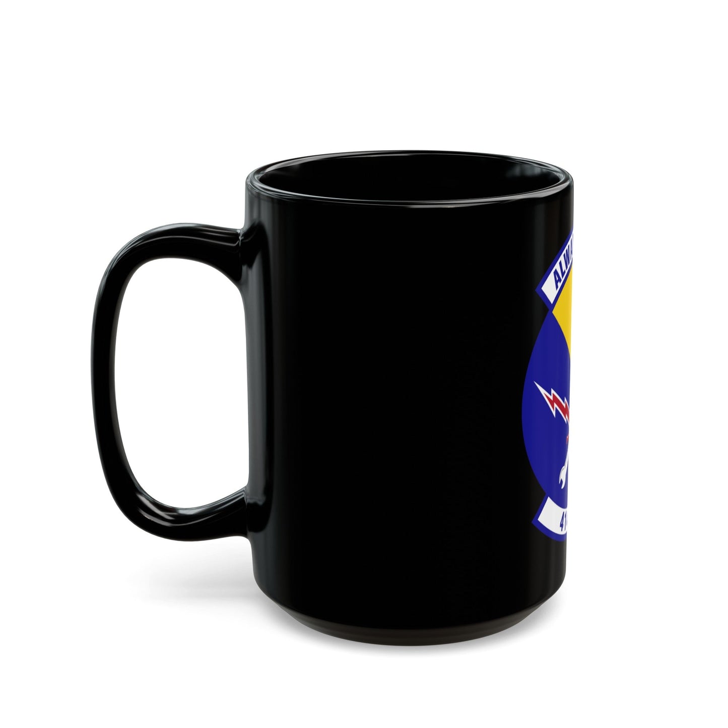 414th Maintenance Squadron (U.S. Air Force) Black Coffee Mug-The Sticker Space