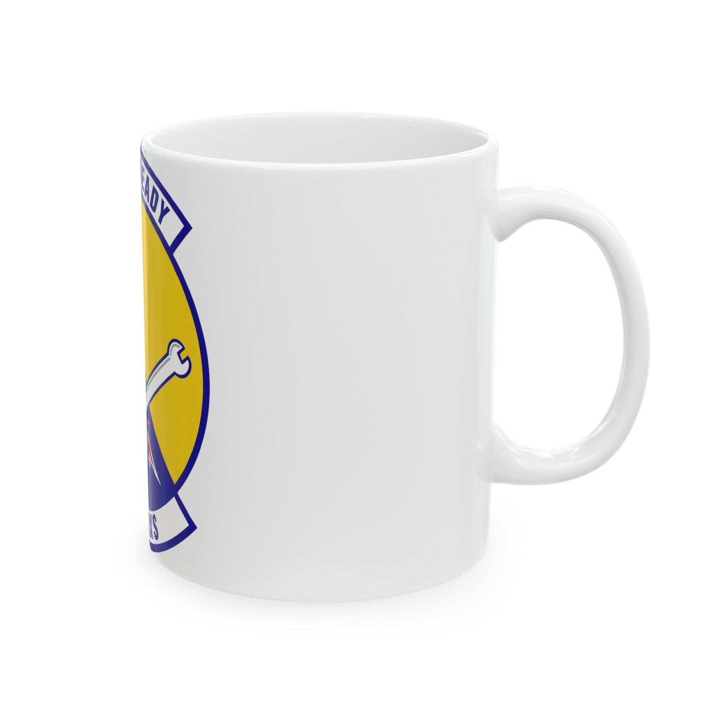 414th Maintenance Squadron (U.S. Air Force) White Coffee Mug-The Sticker Space