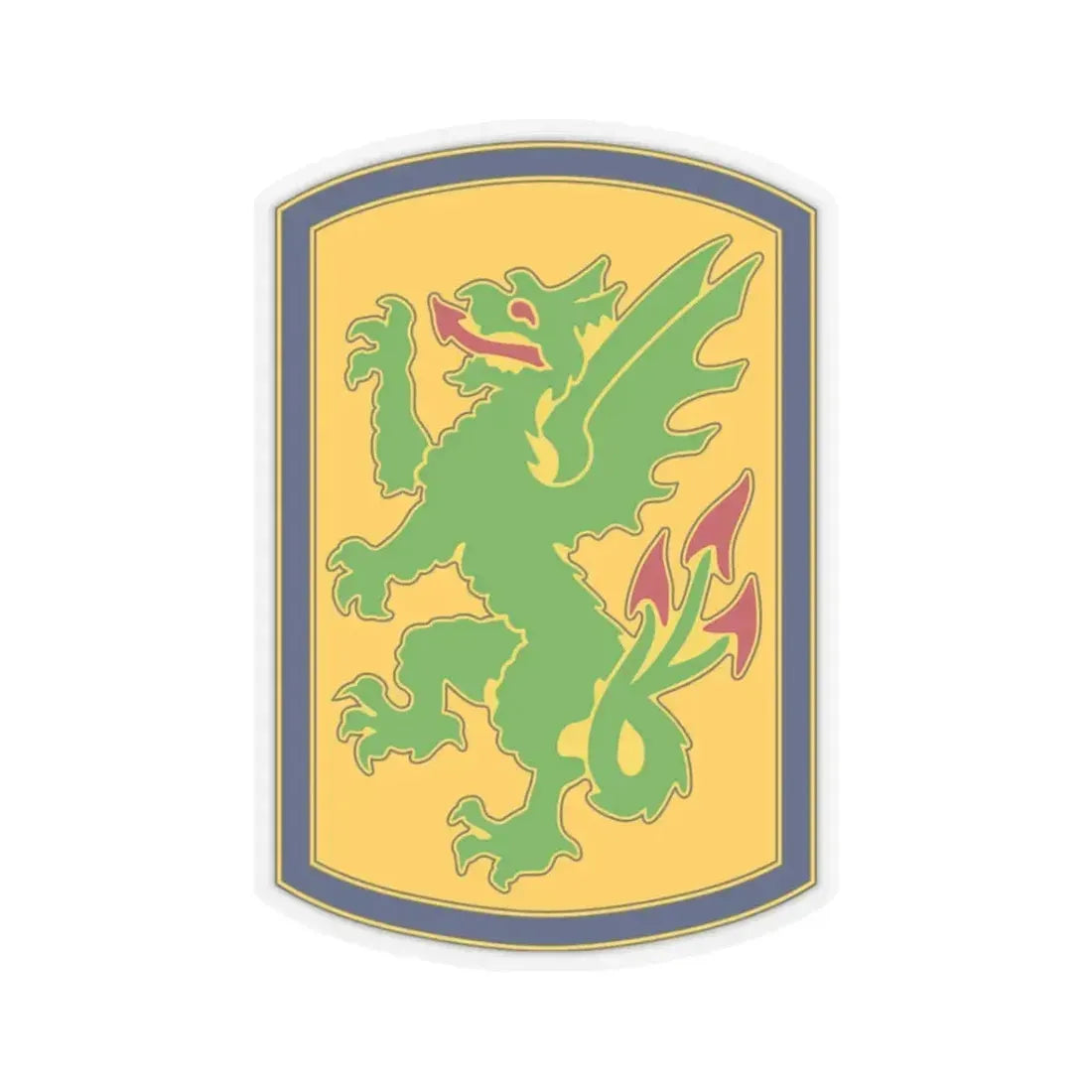 415 Chemical Brigade (U.S. Army) STICKER Vinyl Kiss-Cut Decal 3 Inch Transparent - The Sticker Space