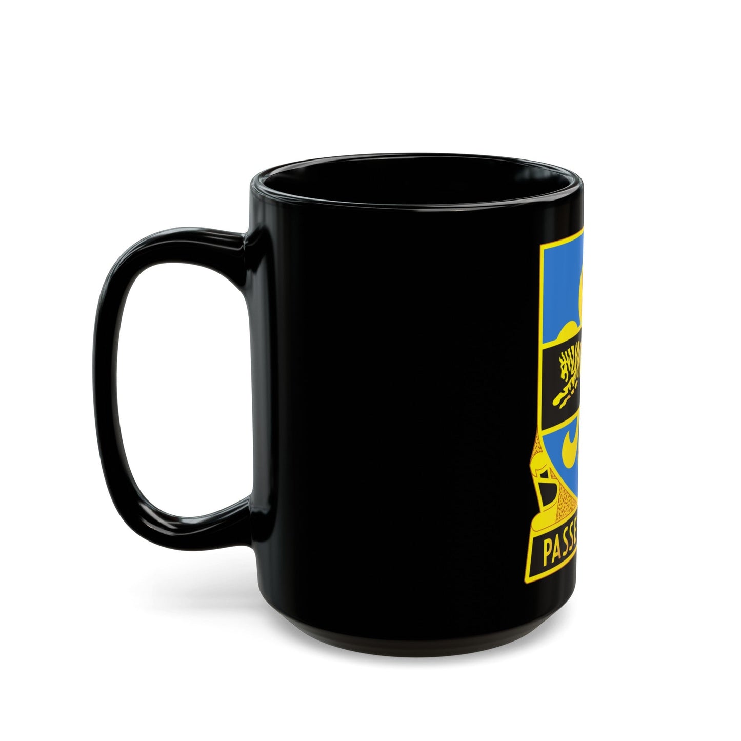 415 Military Intelligence Battalion (U.S. Army) Black Coffee Mug-The Sticker Space