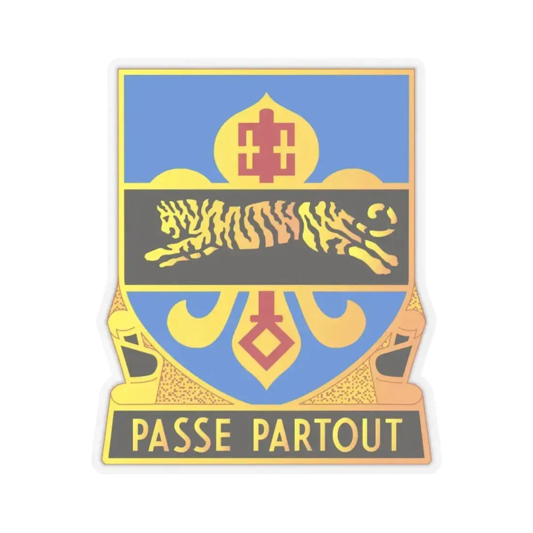 415 Military Intelligence Battalion (U.S. Army) STICKER Vinyl Kiss-Cut Decal 4 Inch Transparent - The Sticker Space