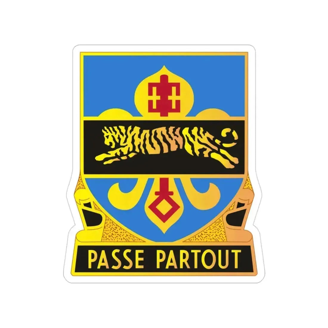 415 Military Intelligence Battalion (U.S. Army) Transparent STICKER Die-Cut Vinyl Decal 3 Inch - The Sticker Space