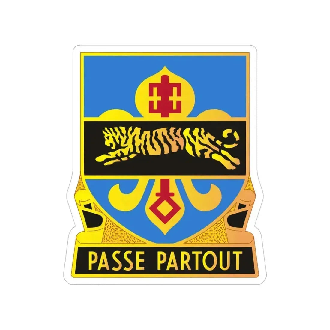 415 Military Intelligence Battalion (U.S. Army) Transparent STICKER Die-Cut Vinyl Decal 4 Inch - The Sticker Space