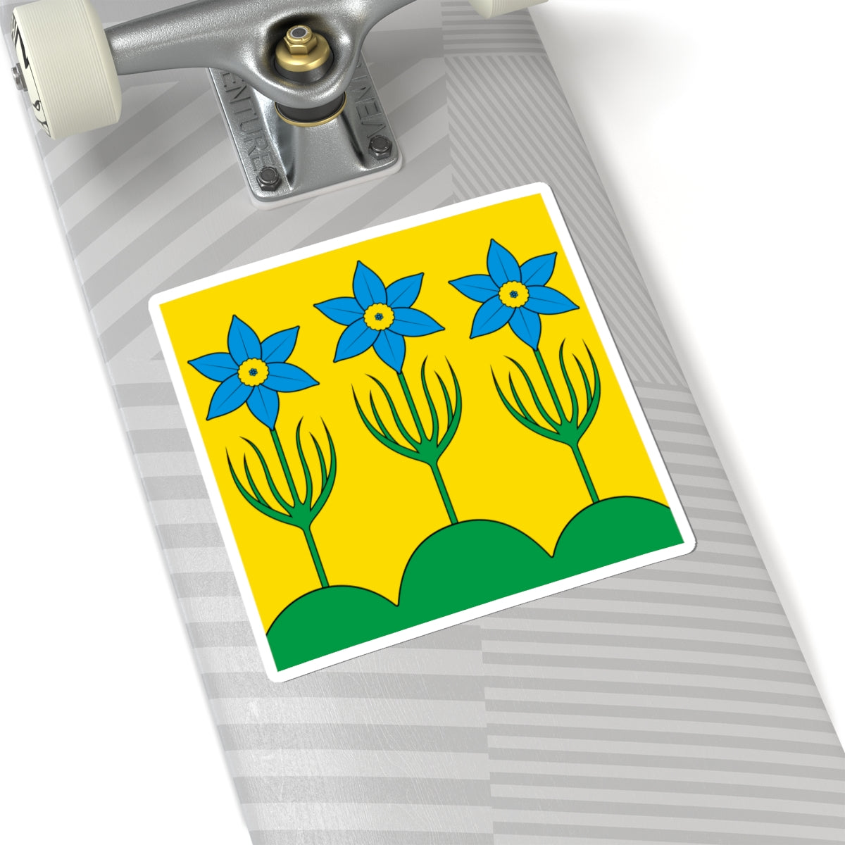 CHE Mellstorf Flag proposal 1 (Switzerland) STICKER Vinyl Kiss-Cut Decal