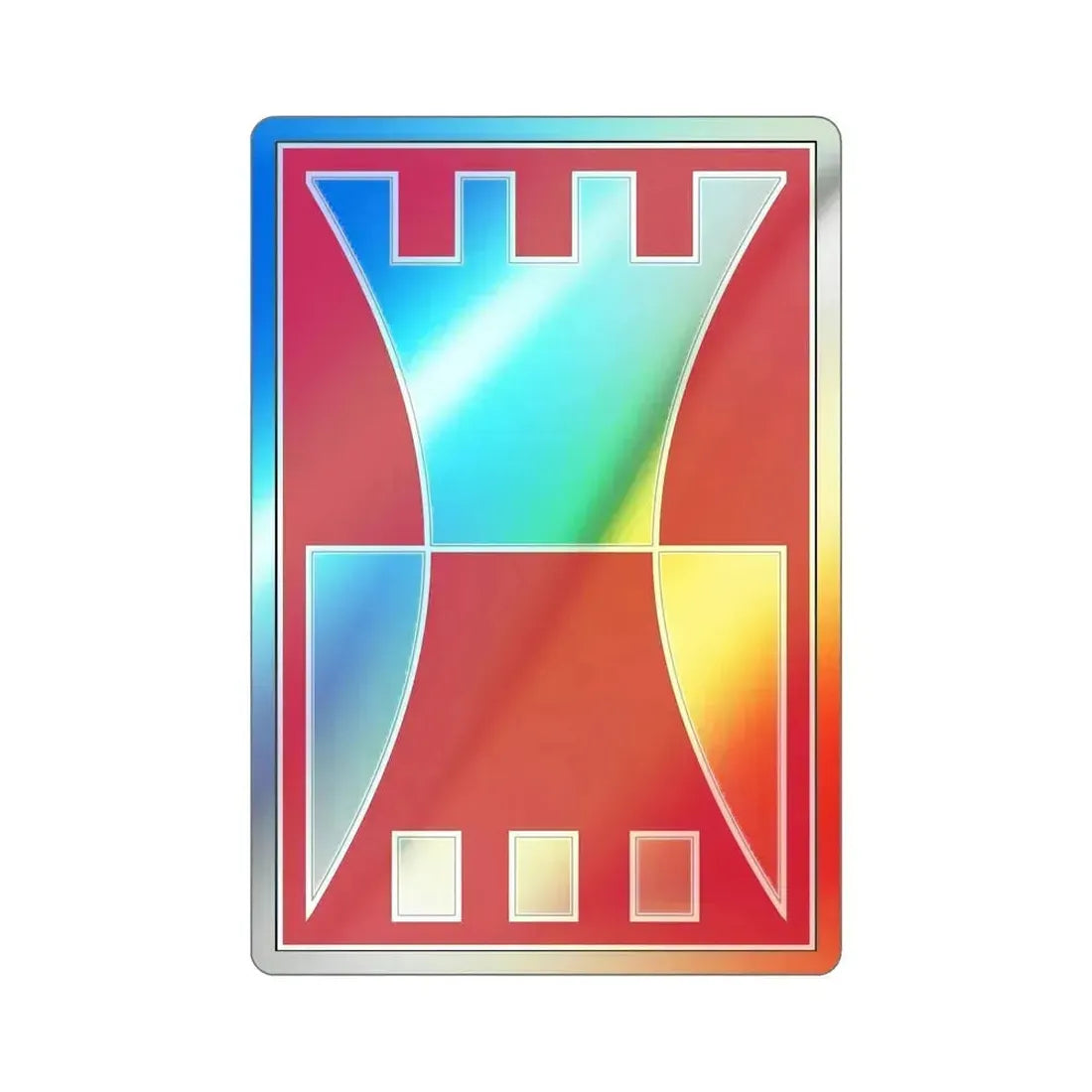 416 Engineer Command (U.S. Army) Holographic STICKER Die-Cut Vinyl Decal 5 Inch Holographic - The Sticker Space