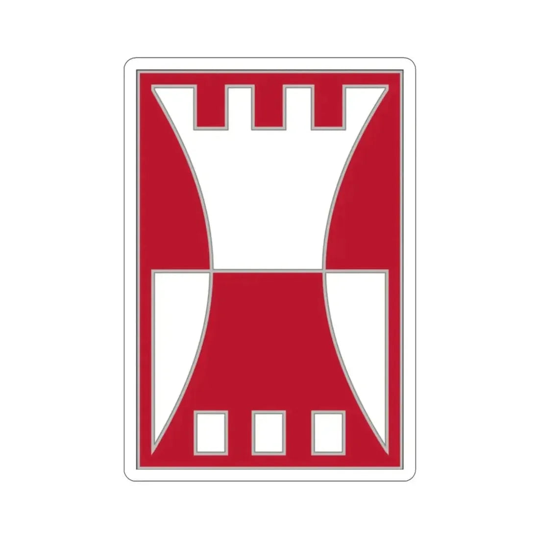 416 Engineer Command (U.S. Army) STICKER Vinyl Die-Cut Decal 2 Inch - The Sticker Space