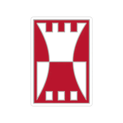 416 Engineer Command (U.S. Army) Transparent STICKER Die-Cut Vinyl Decal 3 Inch - The Sticker Space