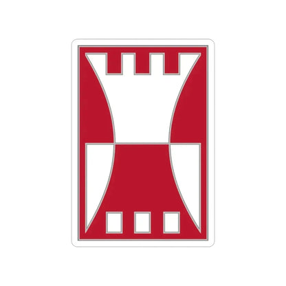 416 Engineer Command (U.S. Army) Transparent STICKER Die-Cut Vinyl Decal 6 Inch - The Sticker Space