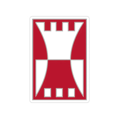 416 Engineer Command (U.S. Army) Transparent STICKER Die-Cut Vinyl Decal - The Sticker Space
