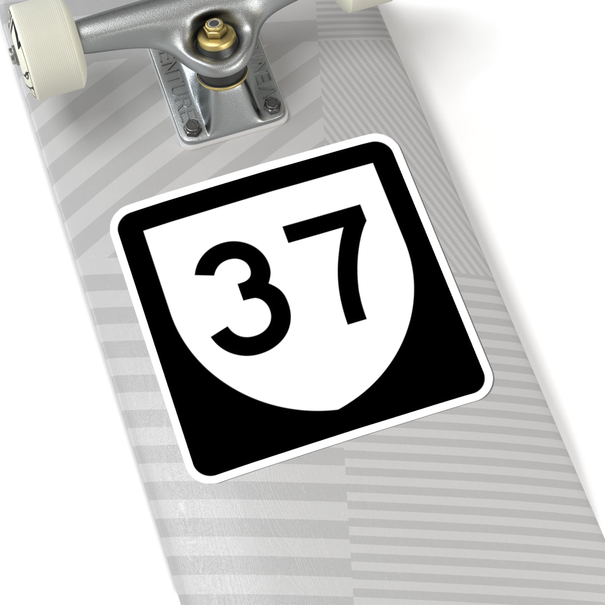 PR urban primary 37 (Puerto Rico) (Road Sign) STICKER Vinyl Kiss-Cut Decal