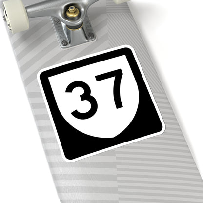PR urban primary 37 (Puerto Rico) (Road Sign) STICKER Vinyl Kiss-Cut Decal